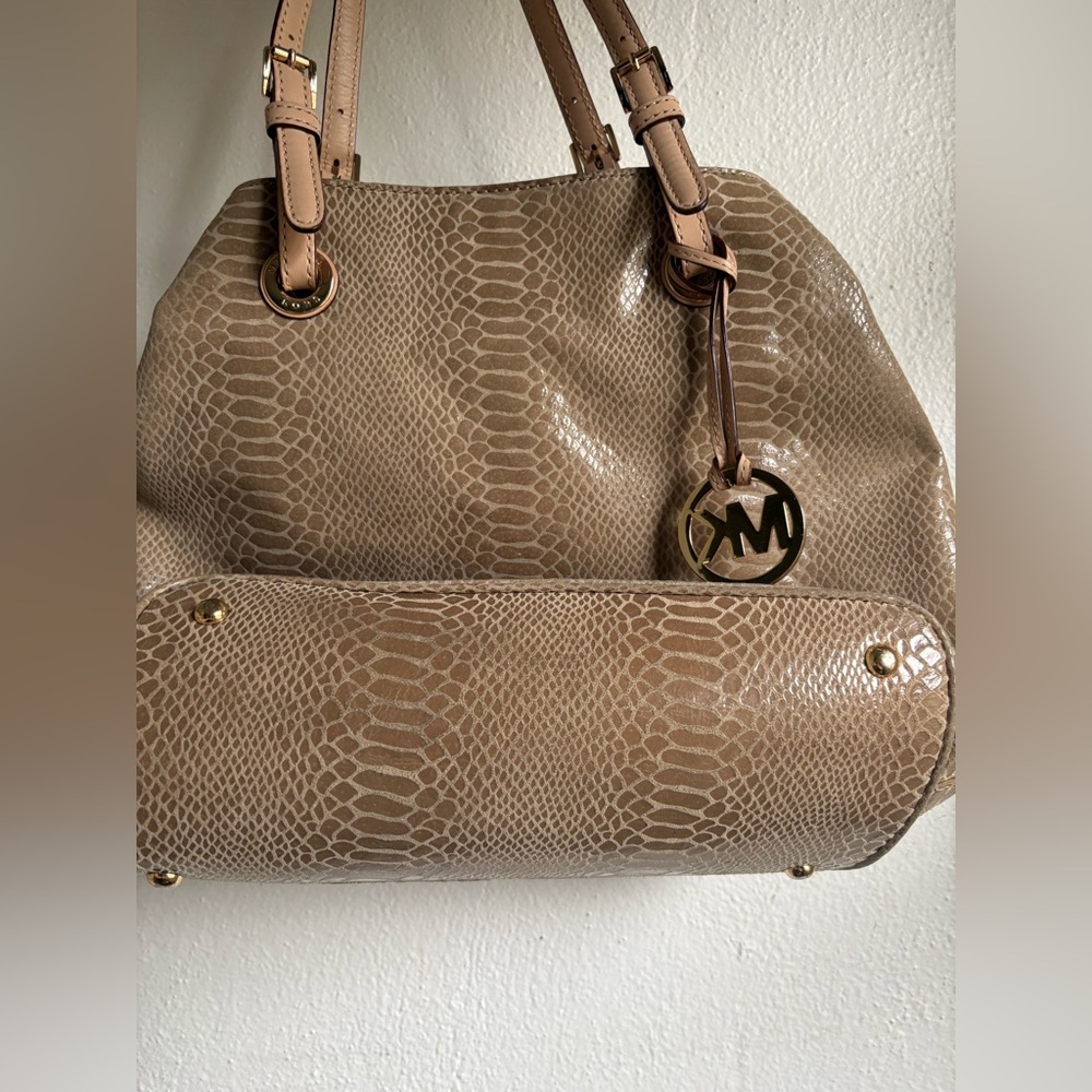 Michael Michael Kors “Lilly” Large Python-Embosse… - image 8